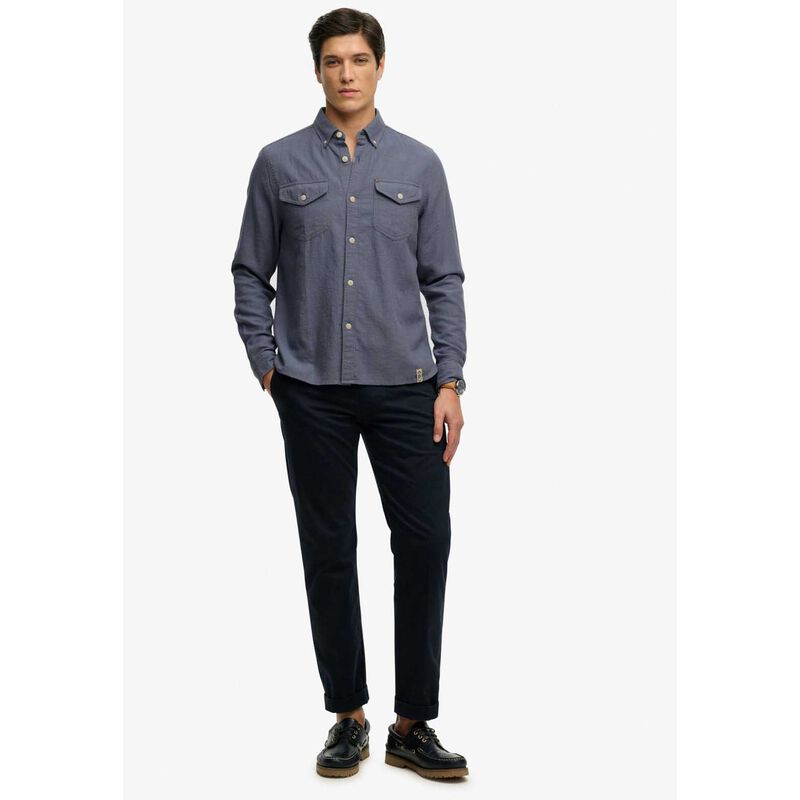 Superdry Merchant Lite Long Sleeve Shirt image number 3